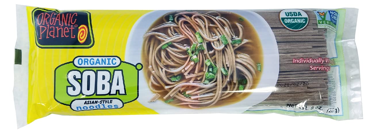 Amazon.com : ORGANIC PLANET Soba Noodles, 8-Ounce packages (Pack